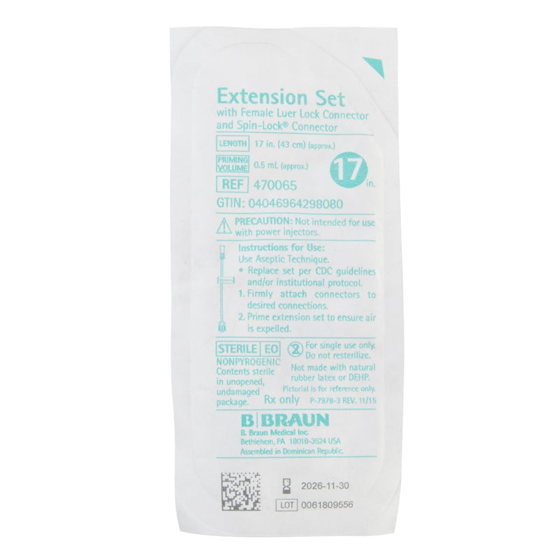 IV Extension Set Caresite Small Bore 17 Inch Tubing 470065-100