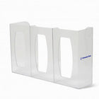 Glove Box Holder Triple with Dividers Horizontal or Vertical Mounted 3-Box Capacity Clear 4.25 X 10.13 X 17.06 Inch Plastic | 36728 | O&M Halyard Inc | SurgiMac