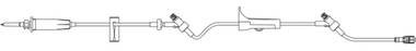 Primary IV Administration Set Caresite Gravity 2 Ports 15 Drops / mL Drip Rate Without Filter 104 Inch Tubing Solution 354203-50