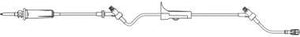 Primary IV Administration Set Caresite Gravity 2 Ports 15 Drops / mL Drip Rate 15 Micron Filter 84 Inch Tubing Solution 354202