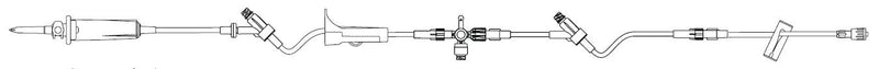 Primary IV Administration Set Ultrasite Gravity 3 Ports 15 Drops / mL Drip Rate Without Filter 131 Inch Tubing Anesthesia 457506