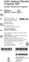Irrigation Solution 0.9% Sodium Chloride Not for Injection Flexible Bag 2,000 mL