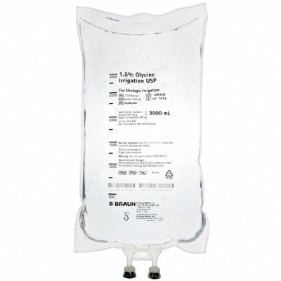 B. Braun Medical | TITAN XL Irrigation Solution Glycine 1.5% Not for Injection Flexible Bag 3,000 mL | R8406