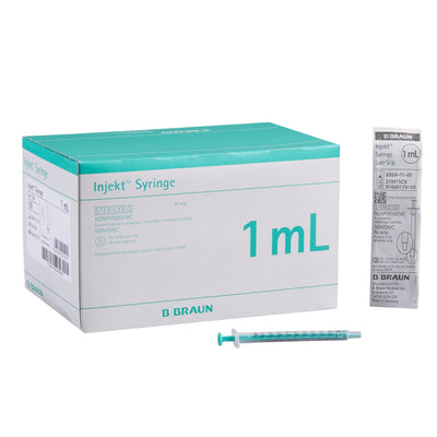 General Purpose Syringe Injekt 1 mL Luer Slip Tip Without Safety