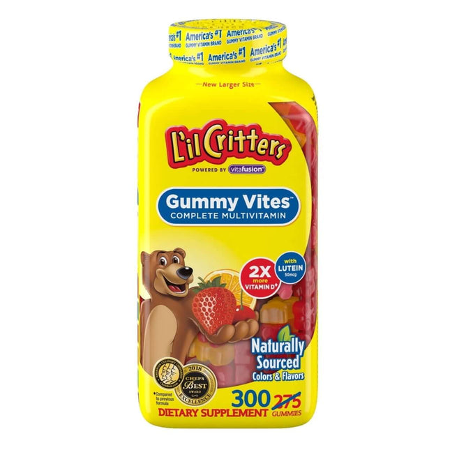 L'il Critters Gummy Vites Gummy Bears (300 Count) 178926-1