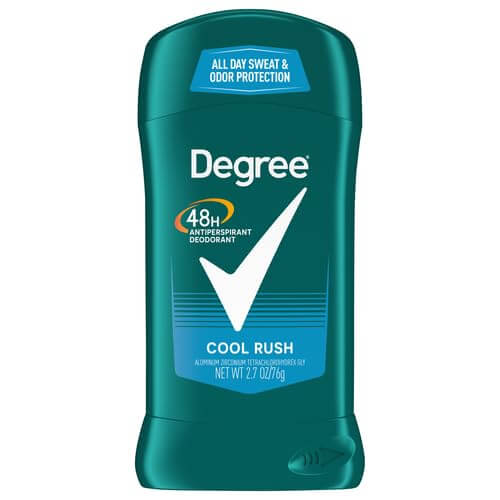 Degree All Day Sweat & Odor Protection Cool Rush Deodorant Antiperspirant 2.7 oz 311825-1