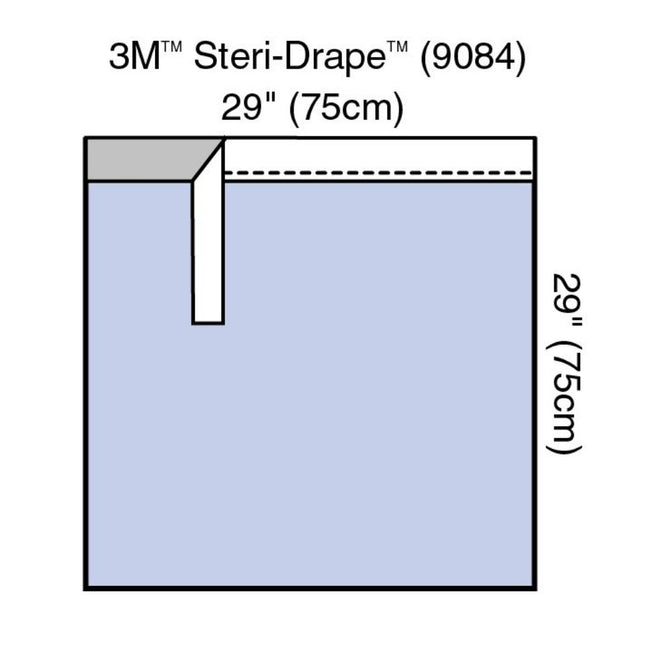 3M | Steri-Drape Adhesive Towel Drape, 29" x 29", Absorbent Impervious Material | 9084-40