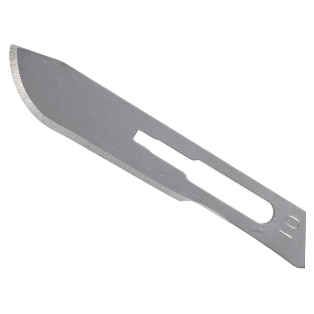 MYCO Medical | Surgical Blade Glassvan Carbon Steel No. 10 Sterile Disposable Individually Wrapped | 2001T-10