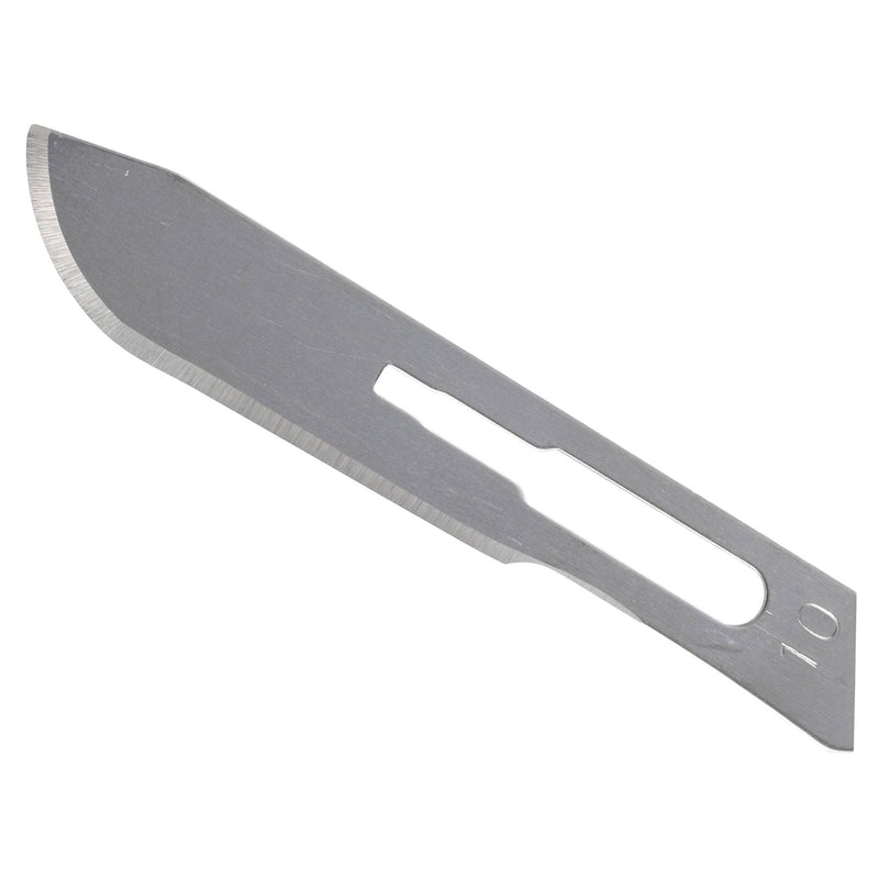 Surgical Blade Glassvan Carbon Steel No. 10 Sterile Disposable Individually Wrapped 2001T-10