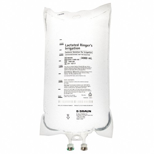 TITAN XL Irrigation Solution Lactated Ringer's Solution Not for Injection Flexible Bag 3,000 mL R8306