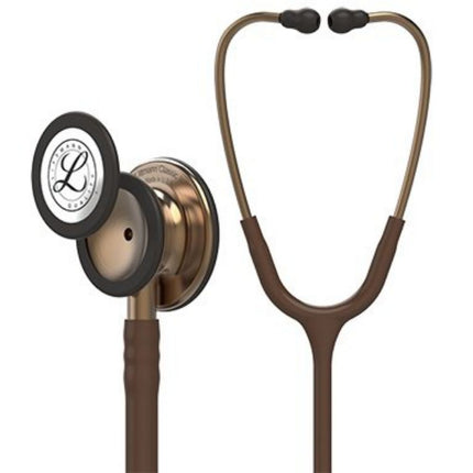 Stethoscope, Copper-Finish Chestpiece, Chocolate Tube, 27" | 5809 | SurgiMac