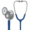 Stethoscope, Standard-Finish Chestpiece, Navy Blue Tube, 27