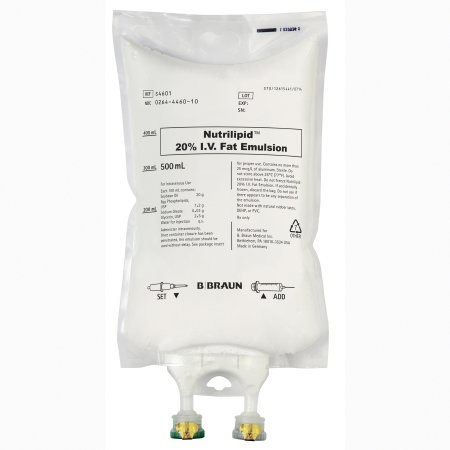 B. Braun Medical | Nutrilipid Caloric Agent Fat Emulsion 20% Emulsion Flexible Bag 500 mL | S4601