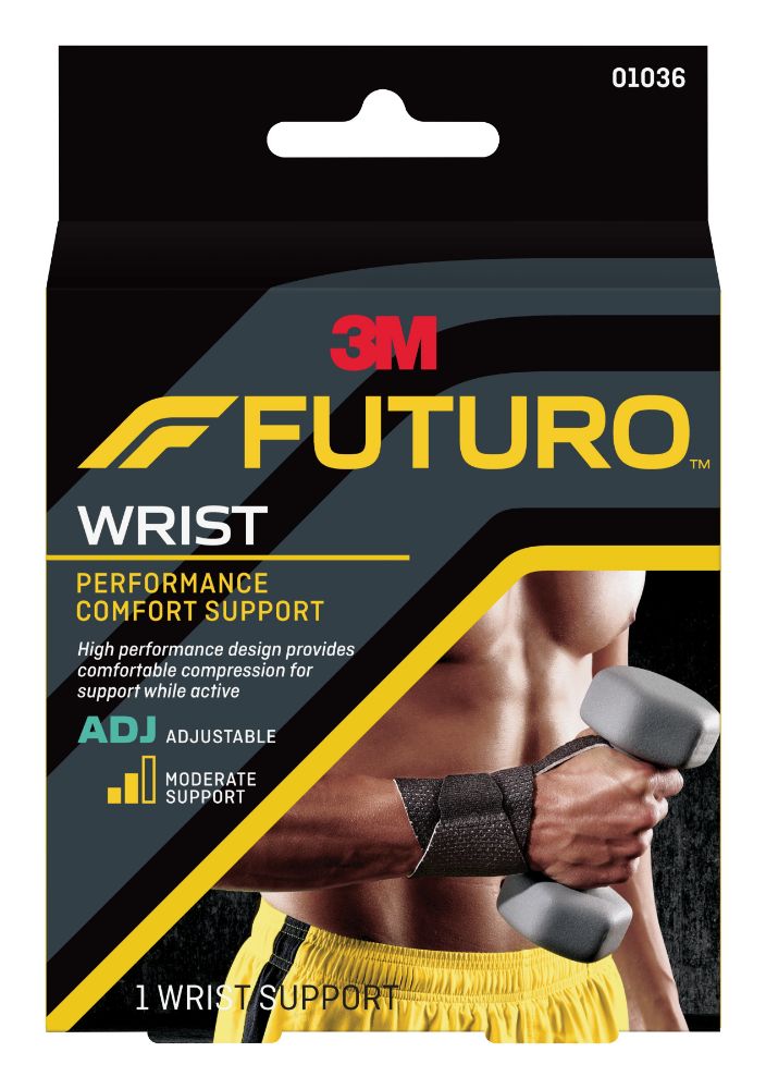 FUTURO Performance Comfort Wrist Support, Adjustable 01036ENR-12