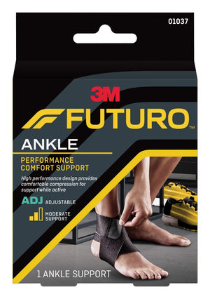 FUTURO Performance Comfort Ankle Support, Adjustable 01037ENR-12