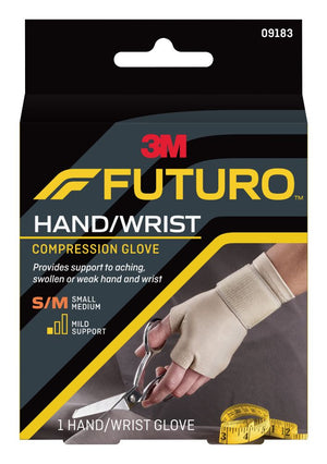FUTURO Compression Glove, Small/ Medium 09183ENR-12