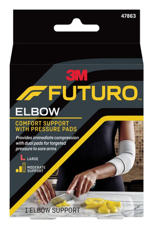 FUTURO Comfort Elbow with Pressure Pads, Large 47863ENR-12