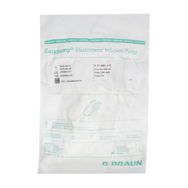 B. Braun Medical | Elastomeric Pump Easypump Gravity Disposable 400 mL Capacity 400 mL Volume 200 mL / Hr. Flow Rate | 4540052-02