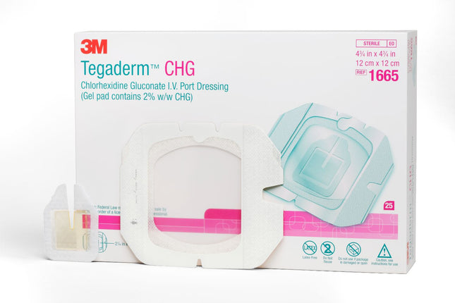 3M | CHG Port Dressing, 12 cm x 12 cm, Latex-Free | 1665-25