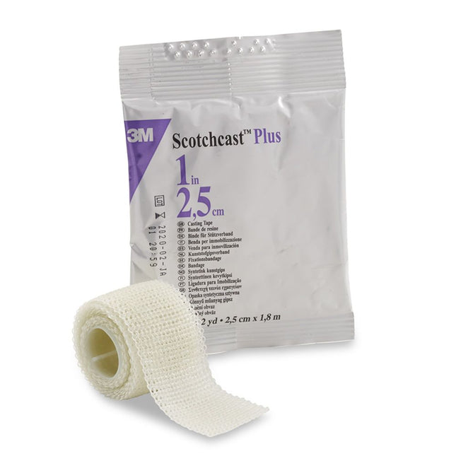 3M | Plus Casting Tape, Standard, 1" x 2 yds, White | 82001-10