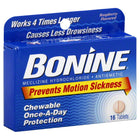 Nausea Relief Bonine® 25 mg Strength Chewable Tablet 8 per Box