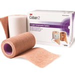 Compression System Includes: Roll 1 Comfort Layer 4" x 2.9 yds, Unstretched, Roll 2 Compression Layer 4" x 5.1 yds, Fully Stretched 2094N
