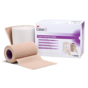 Compression System, Below the Knee (Large Circumference), 4" x 3.8yd Comfort, 4" x 6.3yd Compression 2094XL