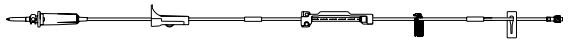 B. Braun Medical | IV Pump Set Infusomat Space Pump 3 Ports 15 Drops / mL Drip Rate Without Filter 122 Inch Tubing Solution | 362035