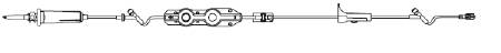 B. Braun Medical | IV Pump Set Outlook Pump 1 Port 15 Drops / mL Drip Rate Without Filter 132 Inch Tubing Solution | V7405