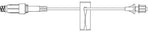 IV Extension Set Ultrasite Needle-Free Port Small Bore 8 Inch Tubing Without Filter 470011