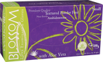 Blossom Latex Powder Free Textured Exam Gloves with Aloe Vera BM 11225-PF-AV