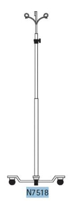 IV Stand 2-Hook 5 Legs N7518