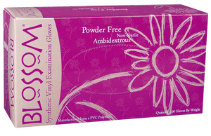Blossom Vinyl Powder Free Exam Gloves BM 9226-V-PF