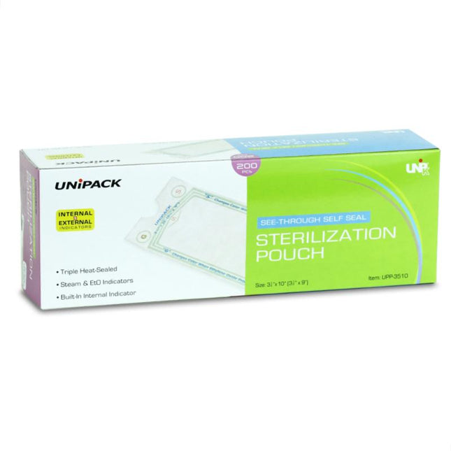 Dukal | Sterilization Pouches 3 1/2 x 10 1000/BX | UPP-3510-1K