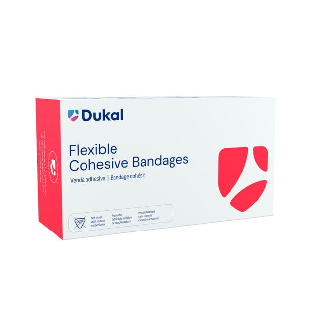 Dukal | Non-Sterile Cohesive Bandage 1" x 5 yd, Assorted | 8016ASLF