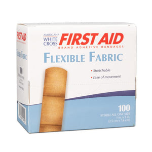 Dukal | Flexible Fabric Adhesive Bandages 1 x 3 | 1595033