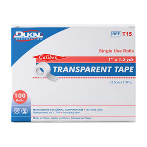 Dukal | Transparent Tape 1 x 1.5 yd | T15