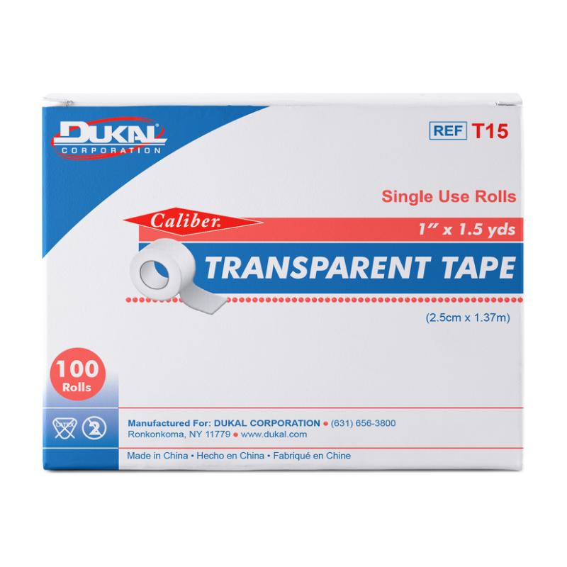 Dukal | Transparent Tape 1 x 1.5 yd | T15