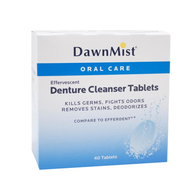 Dukal DEN6283 Dawn Mist Denture Cleanser Tablet, 40 ct., Pack of 960