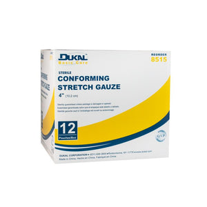 Dukal | Sterile Basic Care Conforming Stretch Gauze 4" | 8515