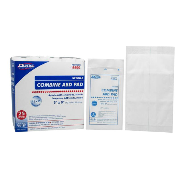 Dukal | Sterile ABD Pad 5" x 9" | 5590