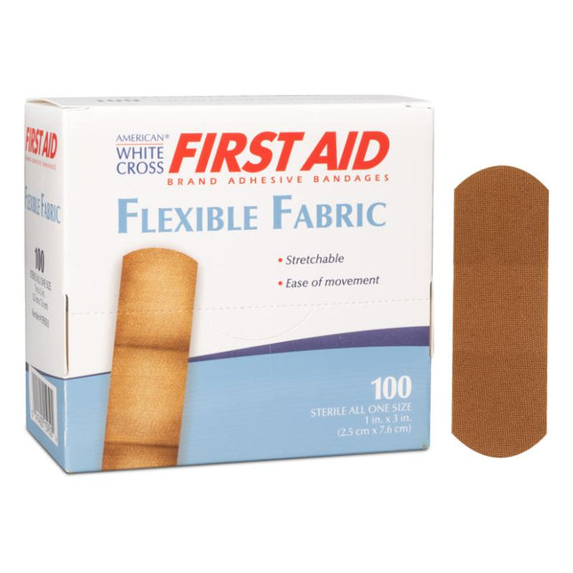 Dukal | Flexible Fabric Adhesive Bandages 1 x 3 | 1595033