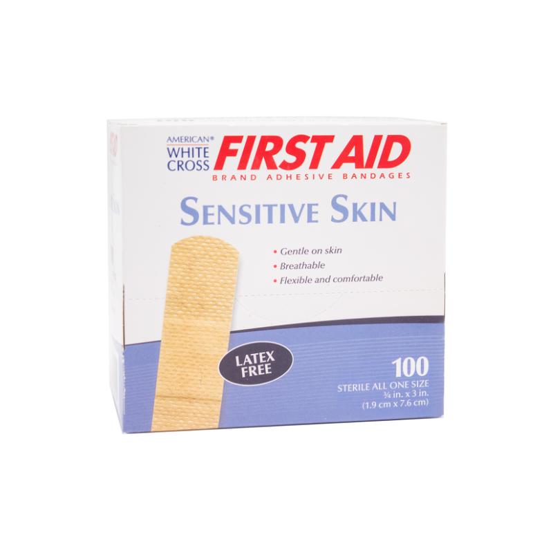 Dukal | Sensitive Skin Adhesive Bandages 3/4 x 3 | 89114