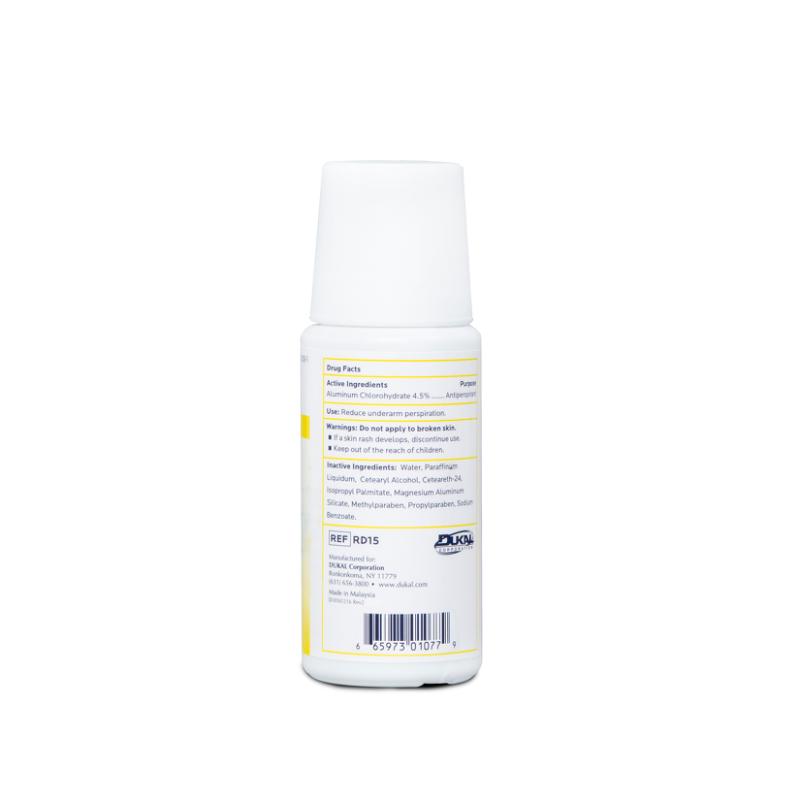 Dukal | Roll On Antiperspirant & Deodorant 1.5 oz | RD15