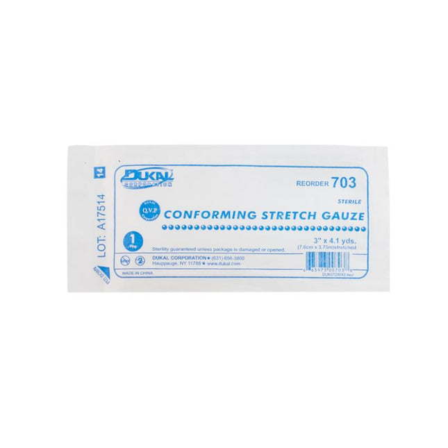 Dukal | Sterile Conforming Stretch Gauze 3" x 4.1 yd | 703