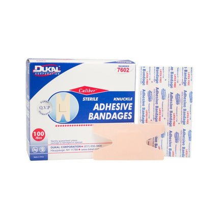 Flexible Fabric Adhesive Bandages Knuckleband 1-1/2 x 3 | 7602 | | Adhesive Bandages, Fabric, Fabric Bandages | Dukal | SurgiMac