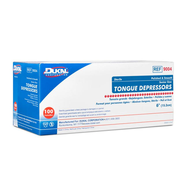 Dukal | Sterile Tongue Depressors 6" | 9004