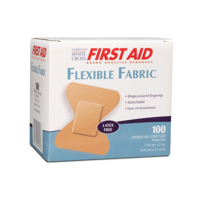 Dukal | Flexible Fabric Adhesive Bandages Fingertip 1-3/4 x 2 | 1607033