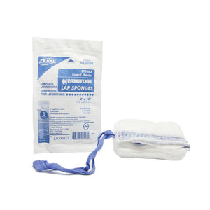 Dukal | Sterile Laparotomy Sponges 4" x 18" | 10-0004