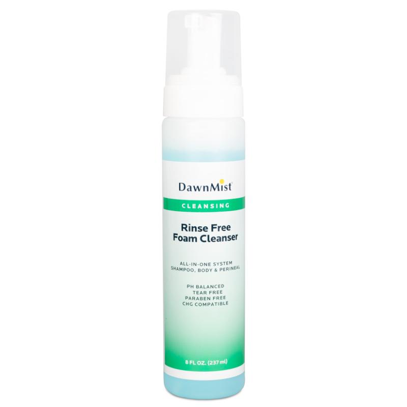 Dukal | Rinse Free Foam Cleanser, 8 oz | RFFC08